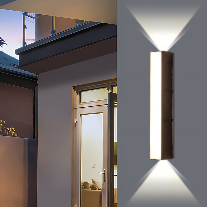 Lisslune | Ultra-Bright Outdoor LED Wall Light – Modern Waterproof Up & Down Design for Garden, Patio & Entryways