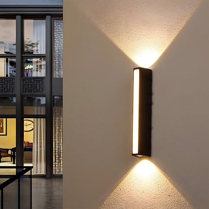Lisslune | Ultra-Bright Outdoor LED Wall Light – Modern Waterproof Up & Down Design for Garden, Patio & Entryways