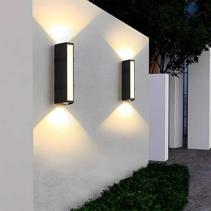 Lisslune | Ultra-Bright Outdoor LED Wall Light – Modern Waterproof Up & Down Design for Garden, Patio & Entryways