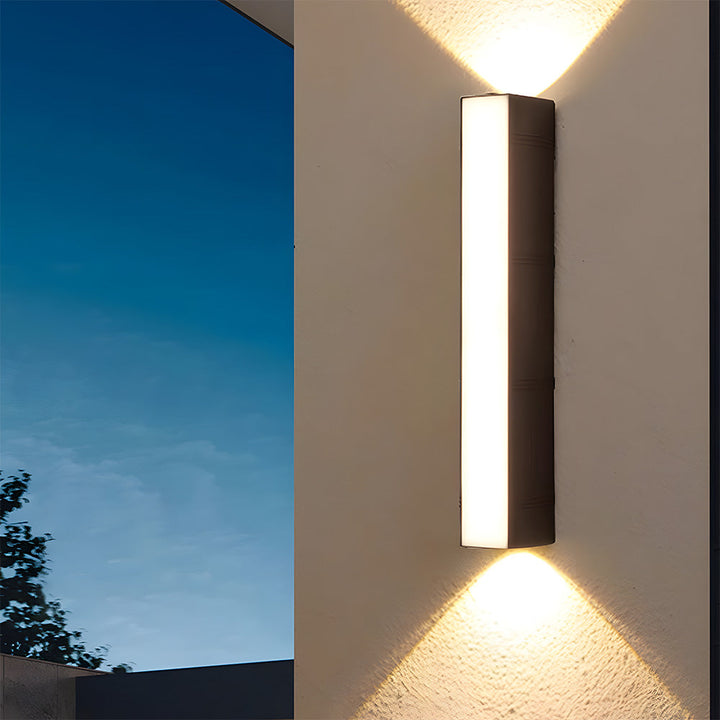 Lisslune | Ultra-Bright Outdoor LED Wall Light – Modern Waterproof Up & Down Design for Garden, Patio & Entryways