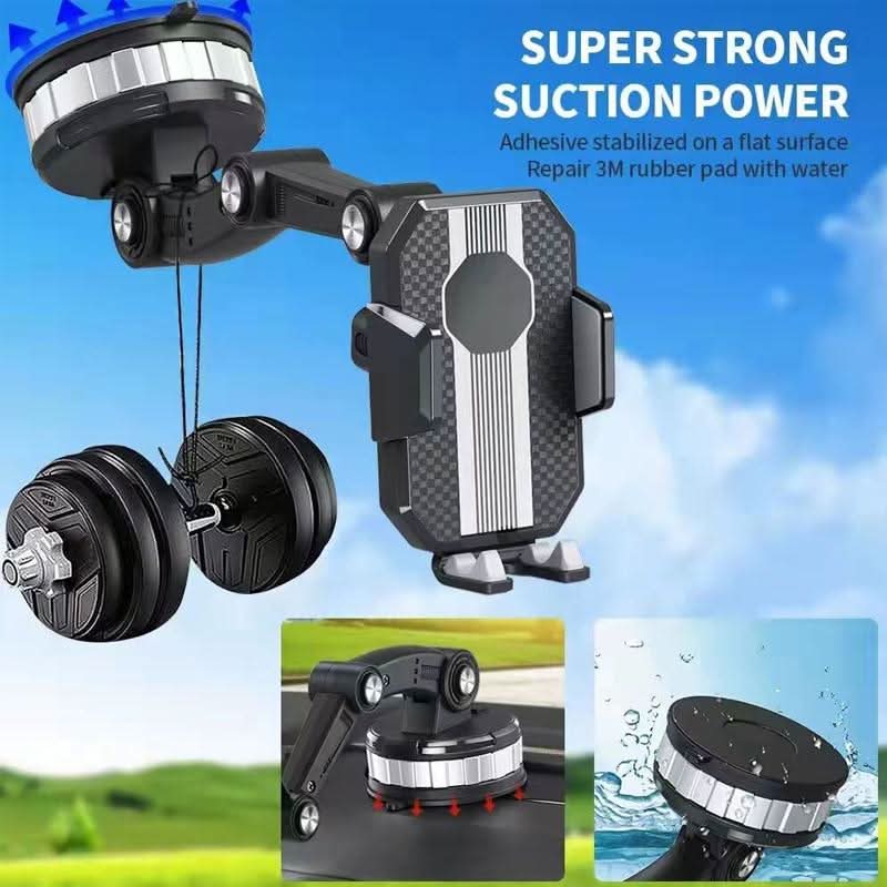 Lisslune | 360° Phone holder with strong suction cup attachment