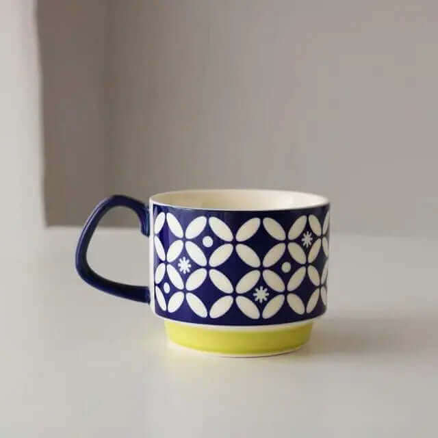 Lisslune | Outstanding Retro Coffee Mugs made of Ceramic – available in 8 different patterns