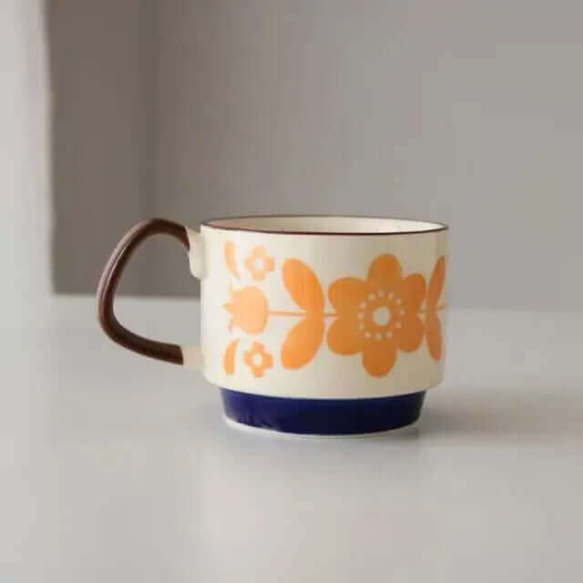 Lisslune | Outstanding Retro Coffee Mugs made of Ceramic – available in 8 different patterns