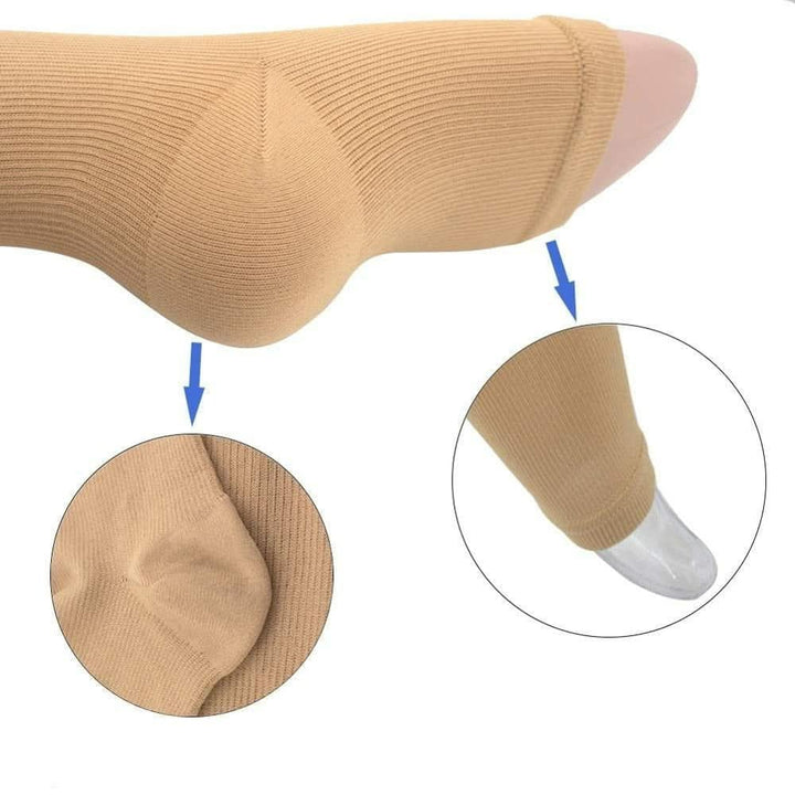 Lisslune | Support stockings with zipper for tired & swollen legs