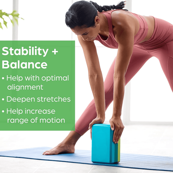 Lisslune | Non-slip EVA block for stability & comfort during yoga