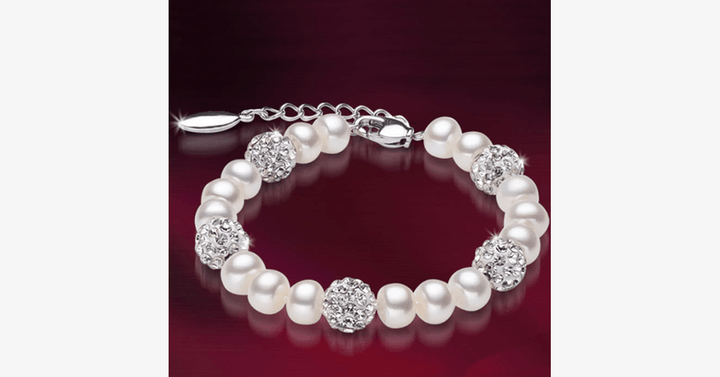 Lisslune | Silver and Pearl Bracelet