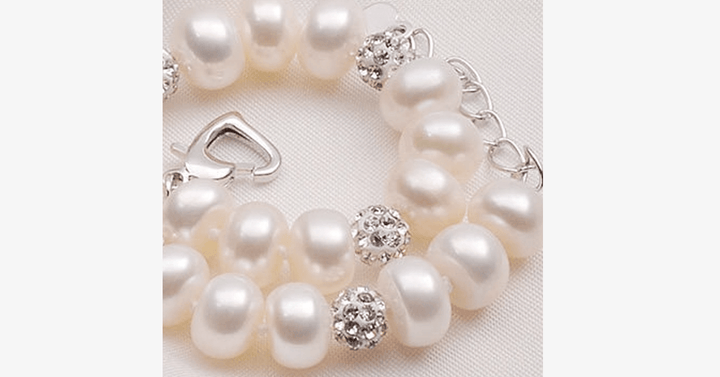 Lisslune | Silver and Pearl Bracelet