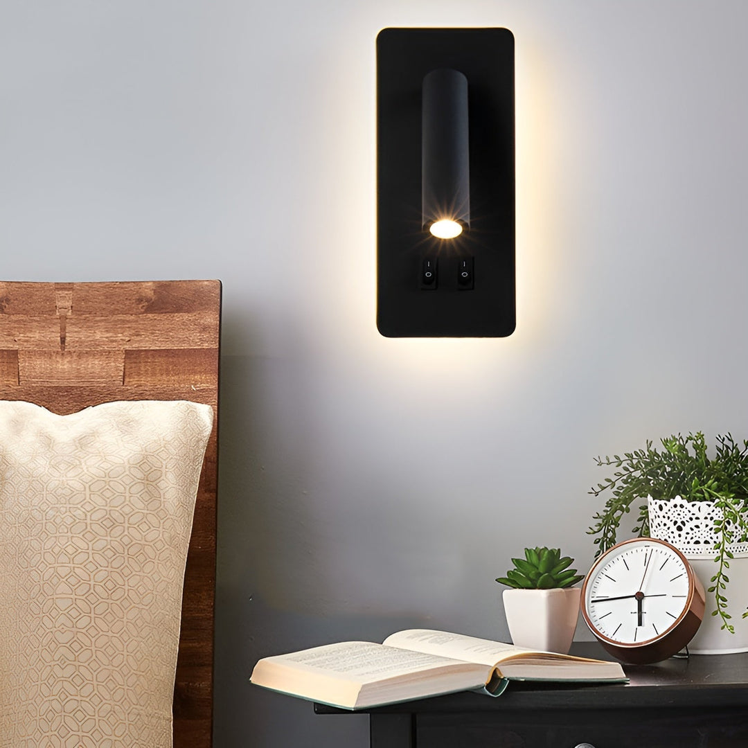 Lisslune | Swivel330 | Minimalist Cylinder Wall Light – Adjustable 330° Rotating LED Sconce