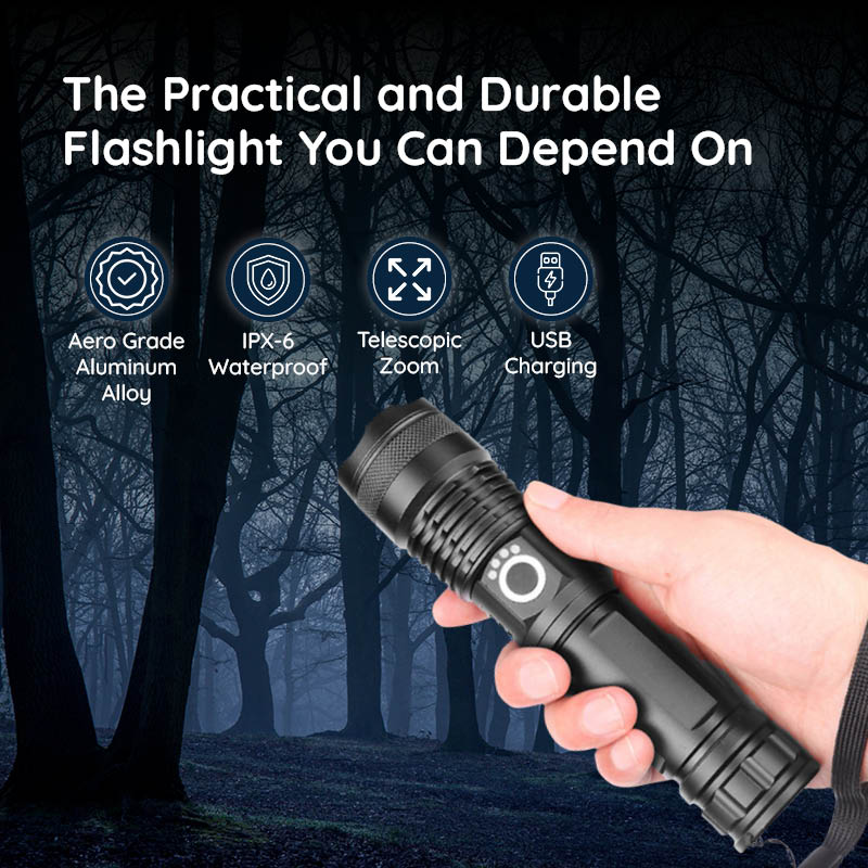 Lisslune | USB Powerful Flashlight Torch