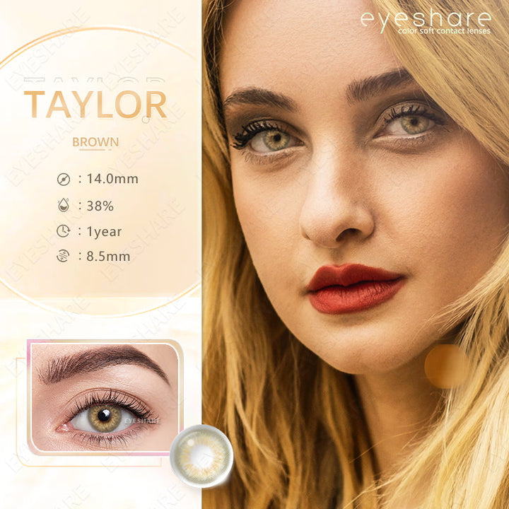 Lisslune Taylor Brown 14.0 mm 1 Pair | 1 Year