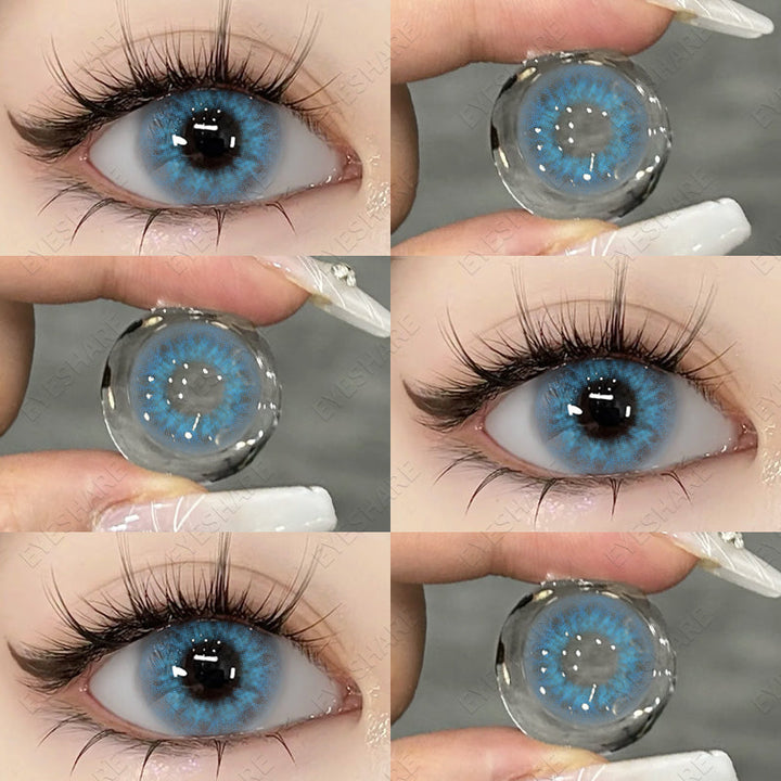 Lisslune Taylor Blue 14.0 mm 1 Pair | 1 Year