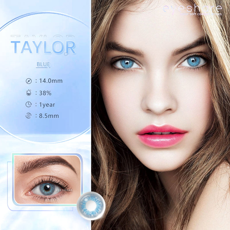 Lisslune Taylor Blue 14.0 mm 1 Pair | 1 Year