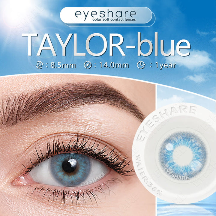 Lisslune Taylor Blue 14.0 mm 1 Pair | 1 Year