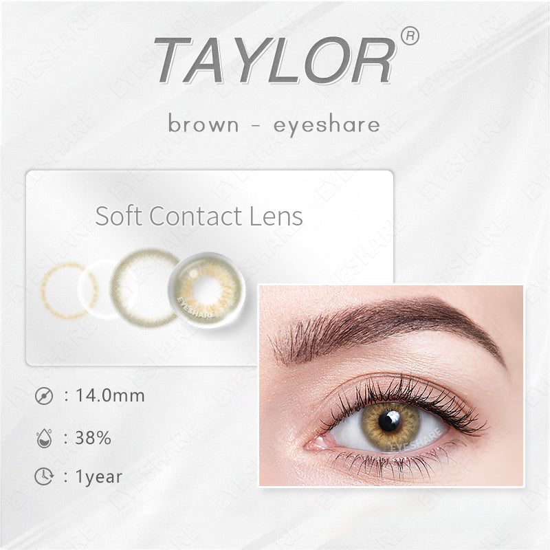 Lisslune Taylor Brown 14.0 mm 1 Pair | 1 Year