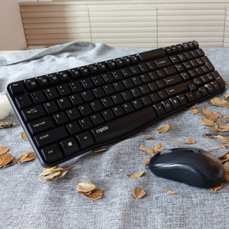 Lisslune | Rapoo X1800S 2.4 GHz Wireless Keyboard and Mouse Set (Black)