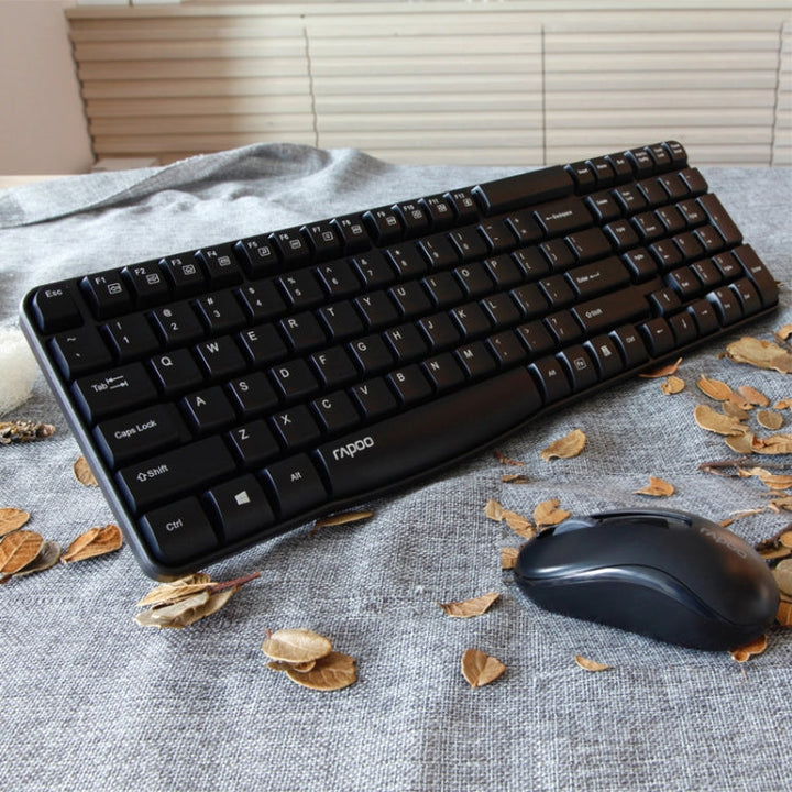 Lisslune | Rapoo X1800S 2.4 GHz Wireless Keyboard and Mouse Set (Black)
