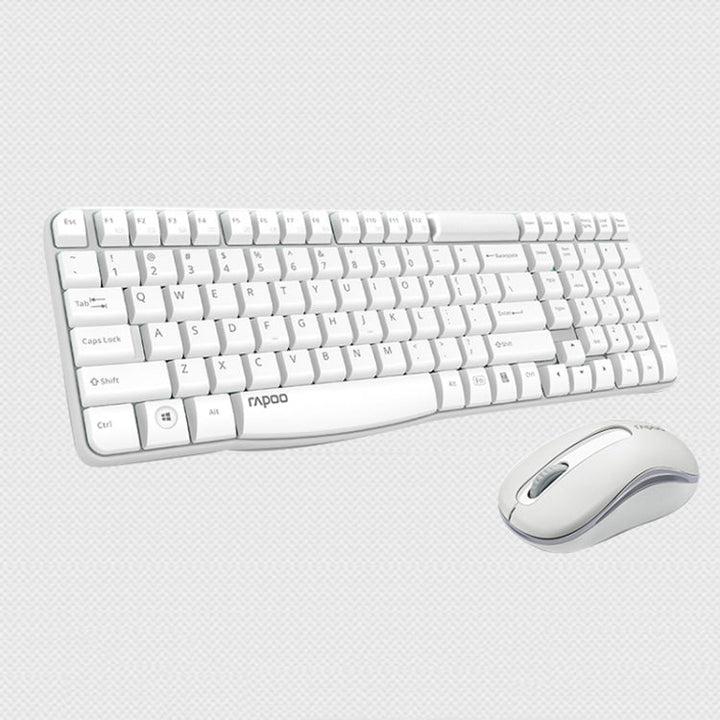 Lisslune | Rapoo X1800S 2.4GHz Wireless Keyboard and Mouse Set (White)