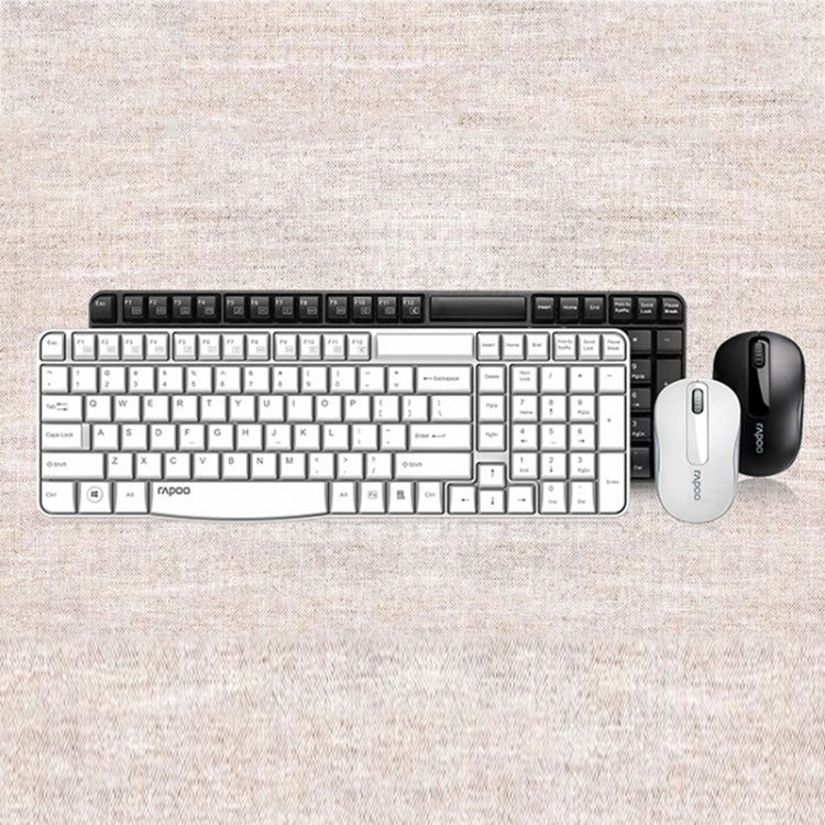 Lisslune | Rapoo X1800S 2.4GHz Wireless Keyboard and Mouse Set (White)