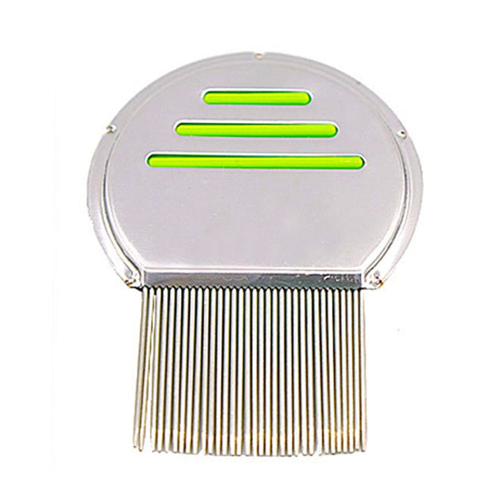 Dog Hair Clipper Flea Cleaning Comb Stainless Steel Thread Drive Needle Comb Removal Beauty Products (Green)