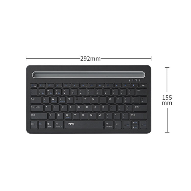 Lisslune | Rapoo XK100 78 Key Wireless Bluetooth Office Business Keyboard (Black)