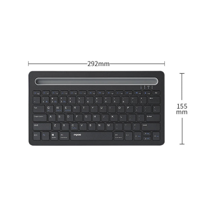 Lisslune | Rapoo XK100 78 Key Wireless Bluetooth Office Business Keyboard (Black)