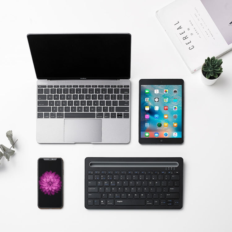 Lisslune | Rapoo XK100 78 Key Wireless Bluetooth Office Business Keyboard (Black)