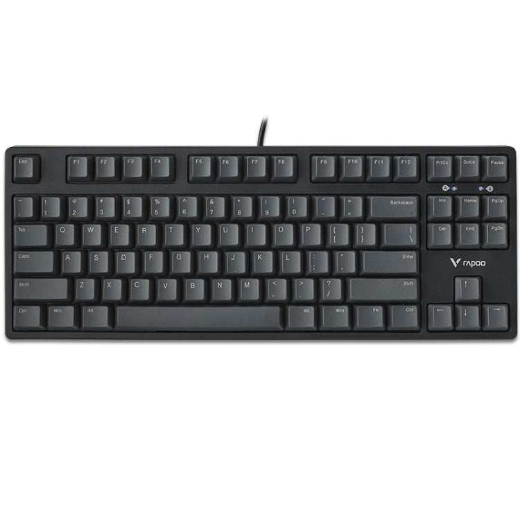 Lisslune | Rapoo V860 Desktop Wired Gaming Mechanical Keyboard, Specifications: 87 Keys (Tee Shaft)