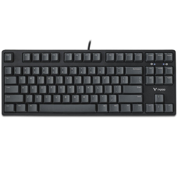 Lisslune | Rapoo V860 Desktop Wired Gaming Mechanical Keyboard, Specifications: 87 Keys (Tee Shaft)