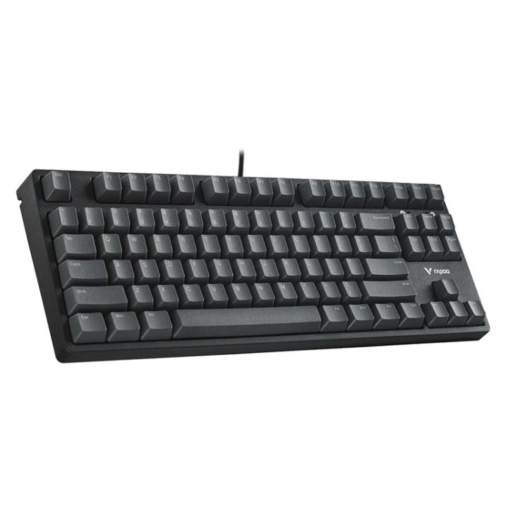 Lisslune | Rapoo V860 Desktop Wired Gaming Mechanical Keyboard, Specifications: 87 Keys (Tee Shaft)