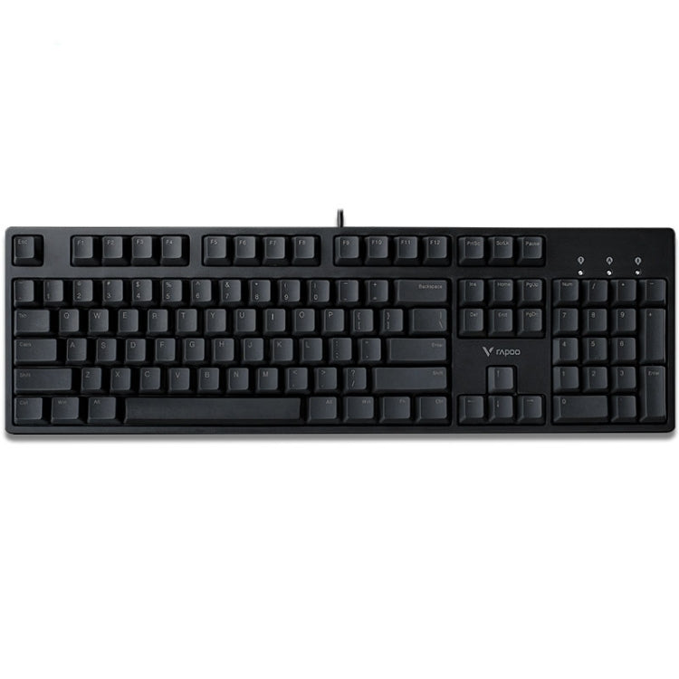 Lisslune | Rapoo V860 Desktop Wired Gaming Mechanical Keyboard, Specifications: 104 Keys (Green Shaft)