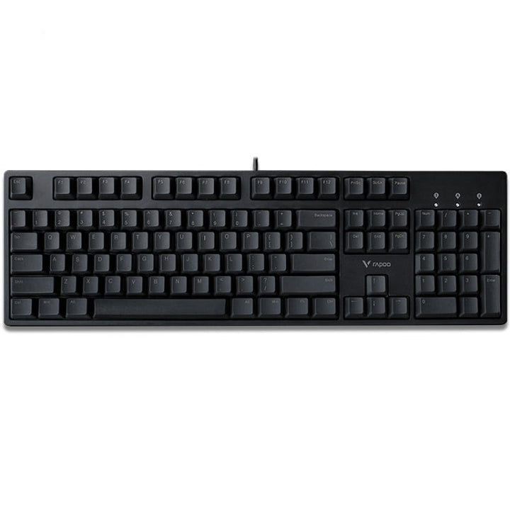 Lisslune | Rapoo V860 Desktop Wired Gaming Mechanical Keyboard, Specifications: 104 Keys (Green Shaft)