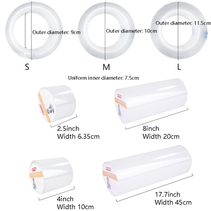 Ctlang B25112 Pet Sofa Protection Band Cats Anti-Capture Protection Device Film, Specification: Width 4 inches (M)
