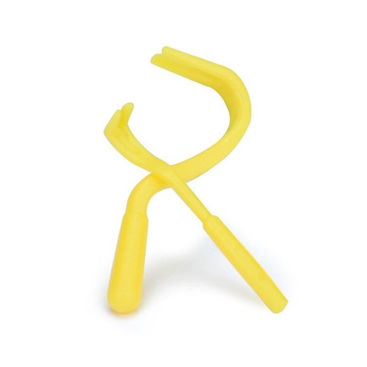 2 PCS Pet Catcher Flea Comb Pet Deworming Pull Hard Tick Extractor Cats and Dogs Lice Scoop Flea Hook (Yellow)