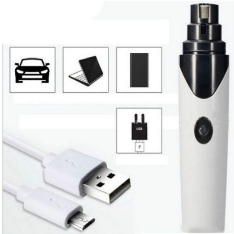 Pet Nail Polisher Cats and Dogs Clean Nails Electric Manicure, Style: PTy068 1 Block Silent Version