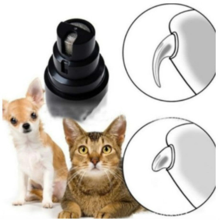 Pet Nail Polisher Cats and Dogs Clean Nails Electric Manicure, Style: PTy068 1 Block Silent Version
