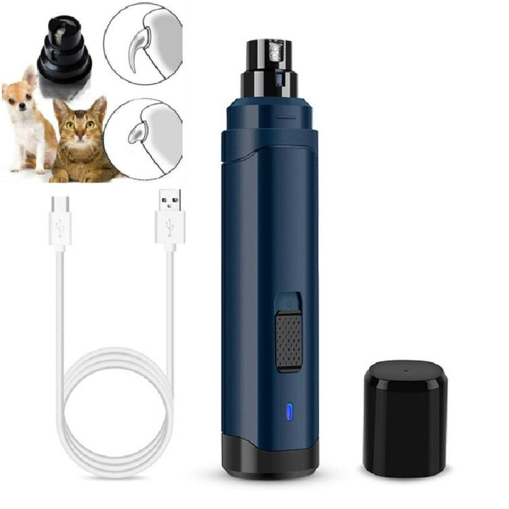 Pet Nail Polisher Cats and Dogs Clean Nails Electric Manicure, Style: PTy078 2 Block Professional Edition