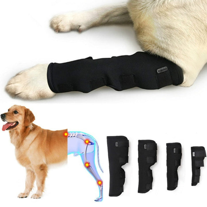 DogLemi PD60041 Dog Hock Bandage Animal Supportive Hind Dog Compression Sleeve Protects Wounds and Injuries, Size:S