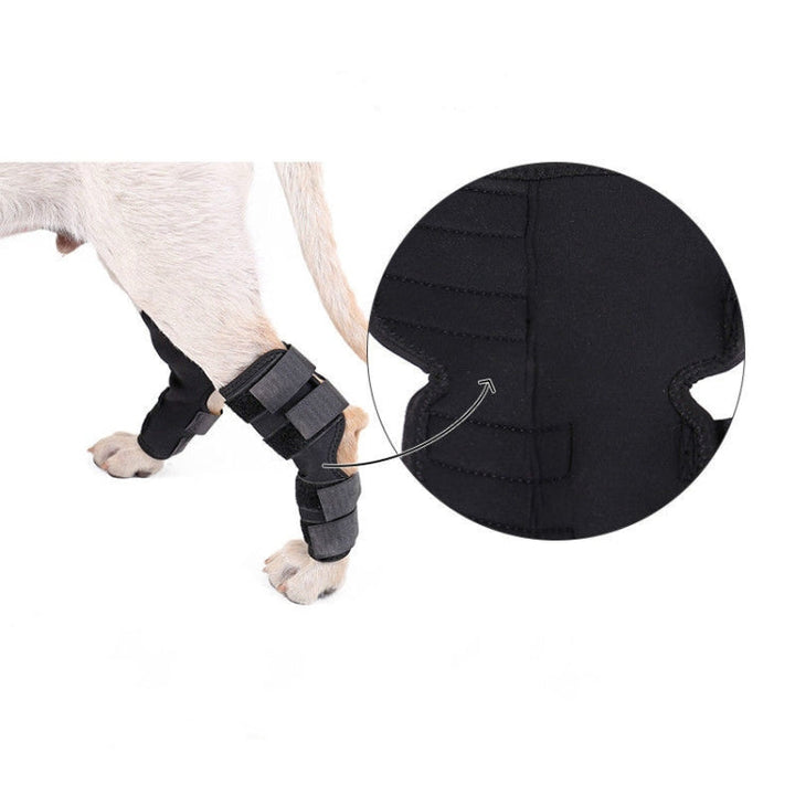 DogLemi PD60041 Dog Hock Bandage Animal Supportive Hind Dog Compression Sleeve Protects Wounds and Injuries, Size:S