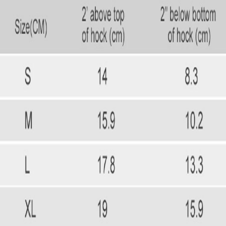 DogLemi PD60041 Dog Hock Bandage Animal Supportive Hind Dog Compression Sleeve Protects Wounds and Injuries, Size:S