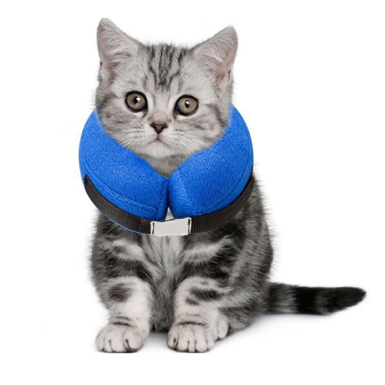 Inflatable Pet Collar Pet Care Warm Protection Wound Protection Collar, Size:M (CQLQ02)
