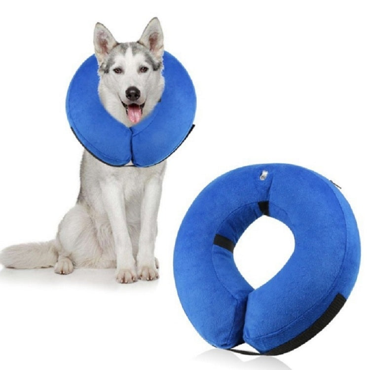 Inflatable Pet Collar Pet Care Warm Protective Wound Protection Collar, Size:L (CQLQ01)