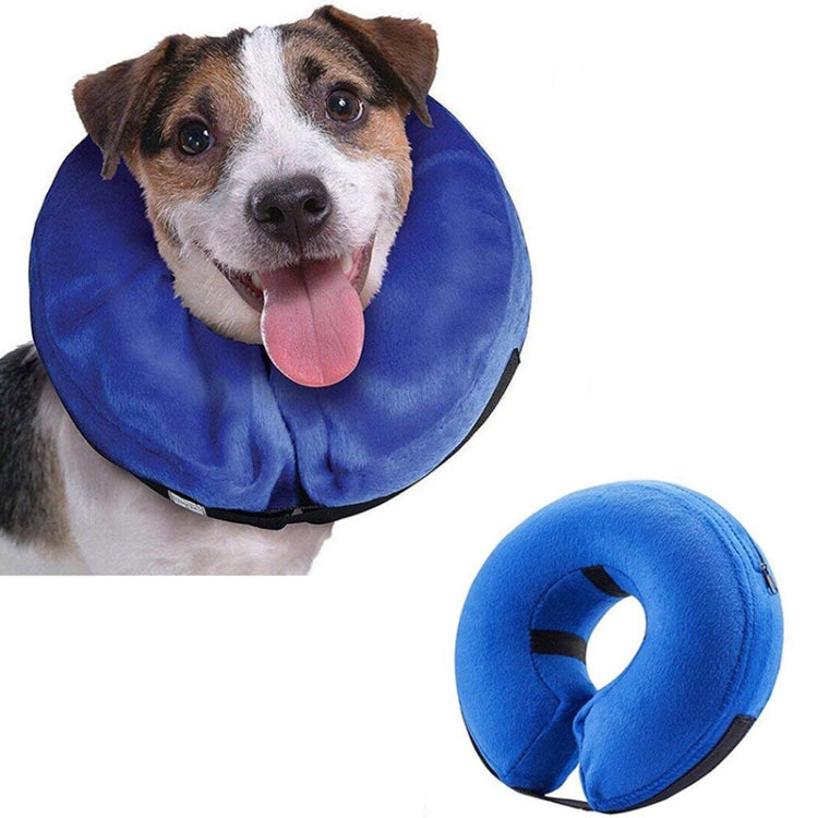 Inflatable Pet Collar Pet Care Warm Protective Wound Protection Collar, Size:L (CQLQ01)