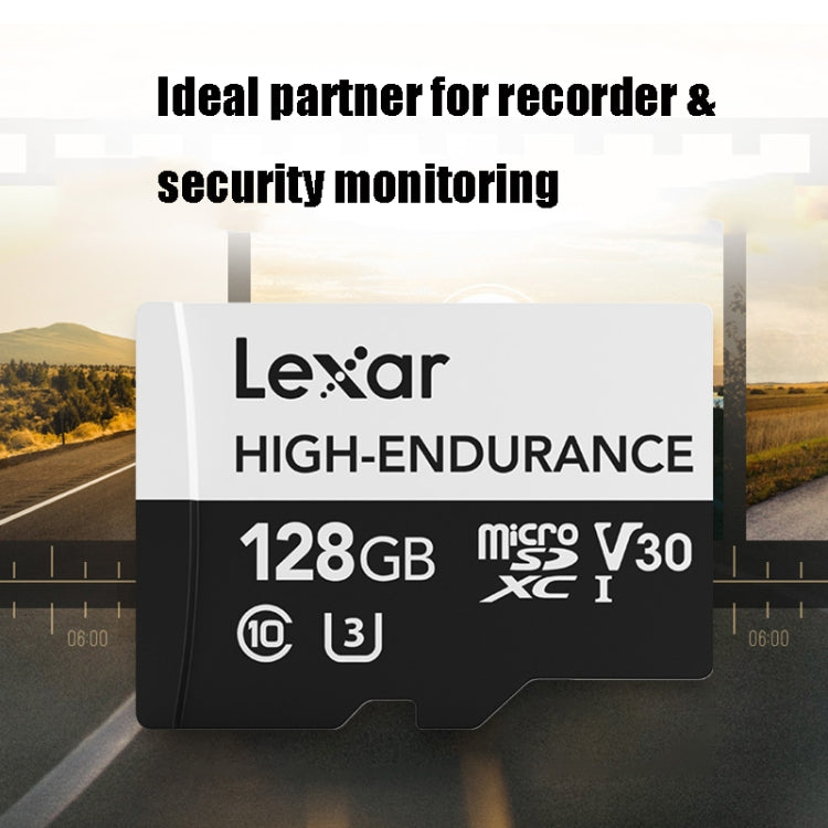 Lisslune | Lexar MicroSDHC 128GB High Performance Dashcam Video Surveillance Camera TF Memory Card Video Card