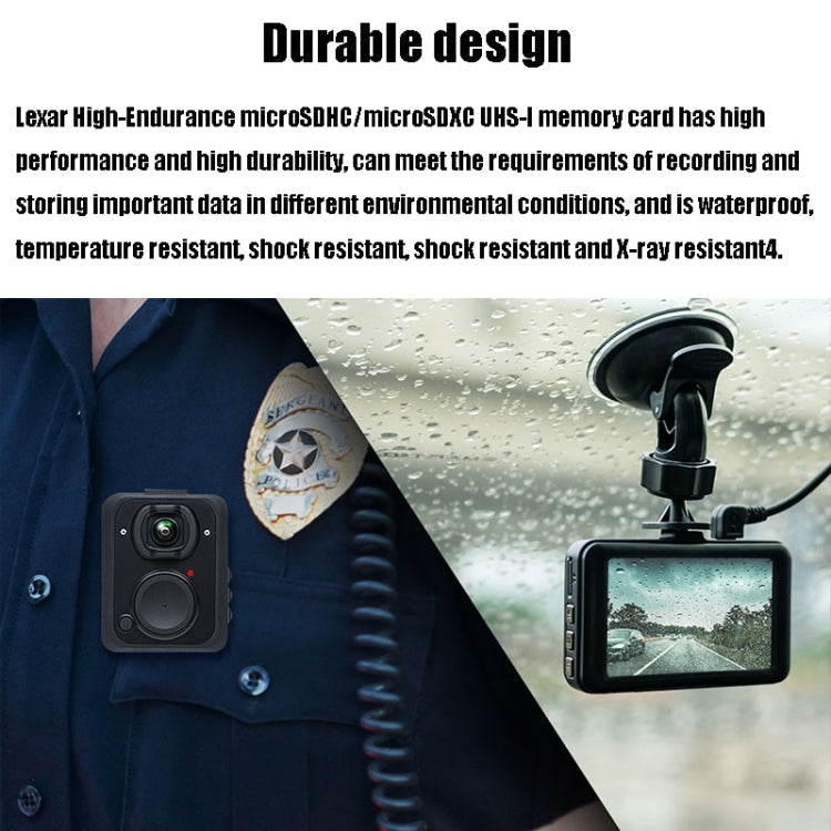 Lisslune | Lexar MicroSDHC 128GB High Performance Dashcam Video Surveillance Camera TF Memory Card Video Card