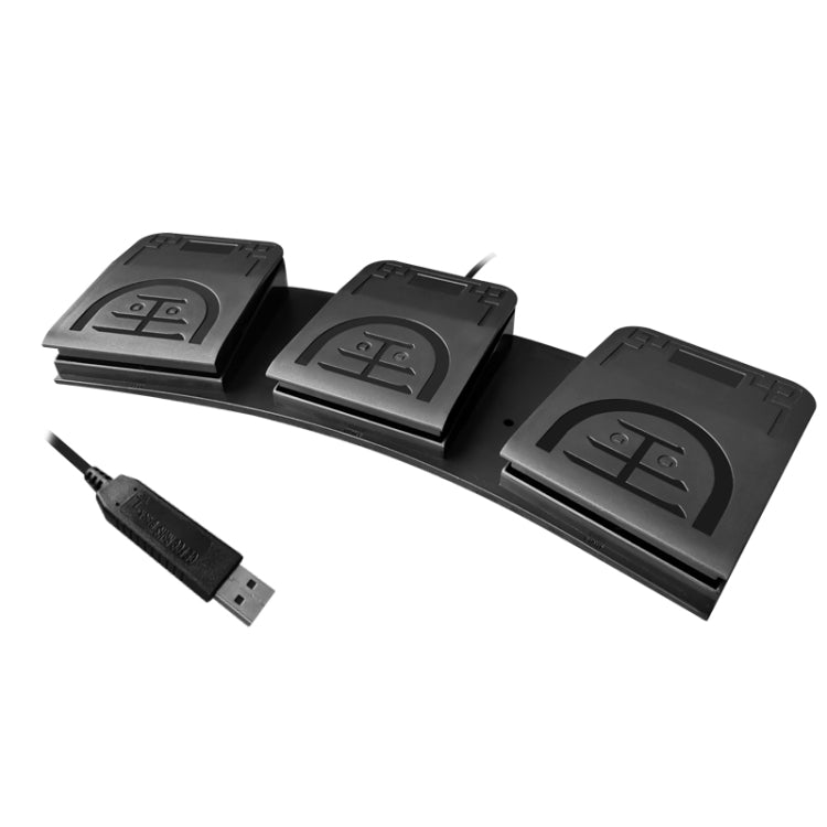 Lisslune | FS2020U CF Footswitch Foot Pedal Keyboard Control Mouse Game Combo Pedal (Mechanical Sound)