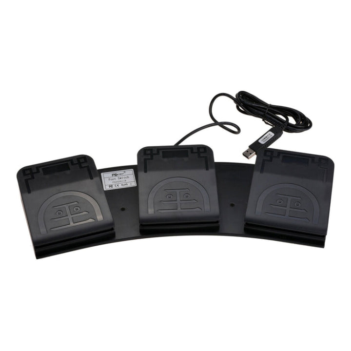 Lisslune | FS2020U CF Footswitch Foot Pedal Keyboard Control Mouse Game Combo Pedal (Mechanical Sound)