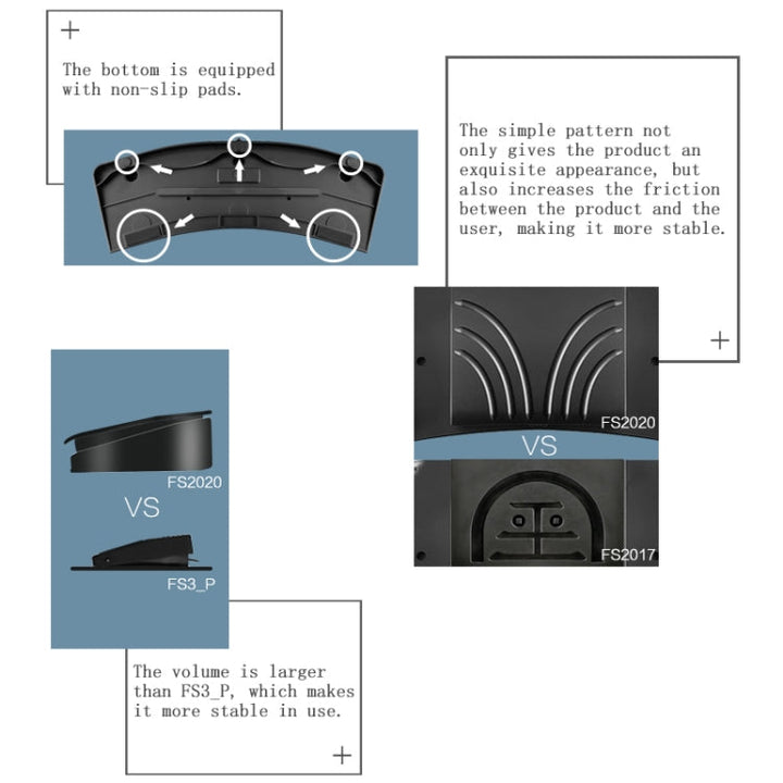 Lisslune | FS2020TU CF Foot Switch Foot Pedal Keyboard Control Mouse Game Combo Pedal (Mechanical Sound)