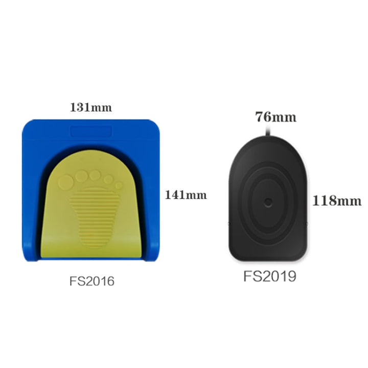 Lisslune | Pcsensor USB foot pedal control switch keyboard adapter for computer, model: FS2019