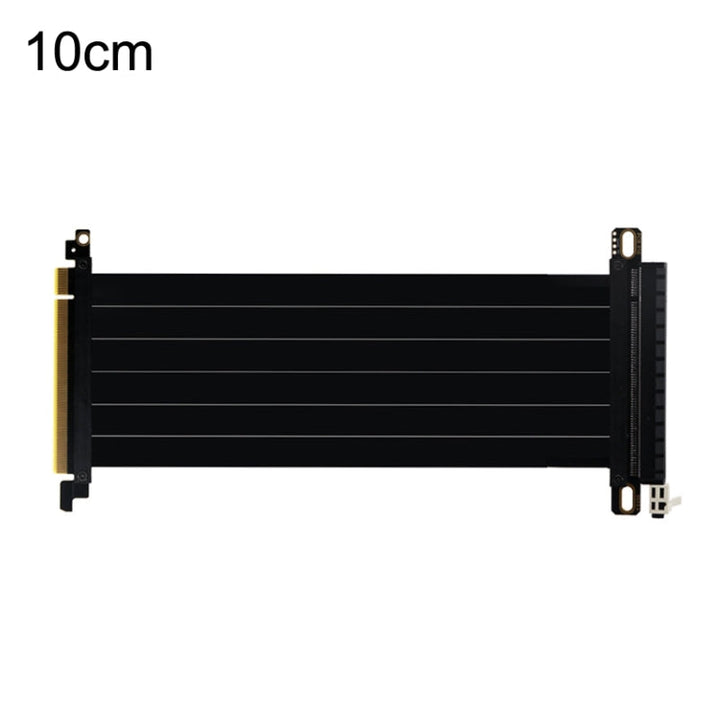Lisslune | PCI-E 3.0 16X 180-Degree Graphics Card Extension Cable Adapter Cable, Length: 10cm