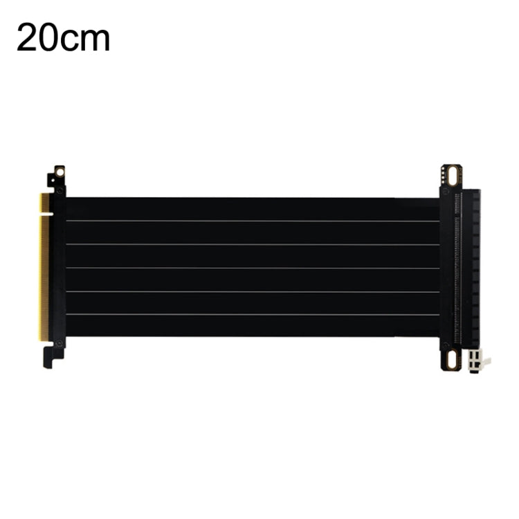 Lisslune | PCI-E 3.0 16X 180-Degree Graphics Card Extension Cable Adapter Cable, Length: 20cm